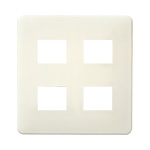 WN6004W モダンプレート4コ用(ミルキーホワイト)