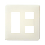 WN6005W モダンプレート5コ用(ミルキーホワイト)