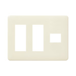 WN6007W モダンプレート7コ用(ミルキーホワイト)