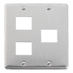 WN7573 [フルコート加工］新金属プレート 3コ用(2コ＋1コ用)