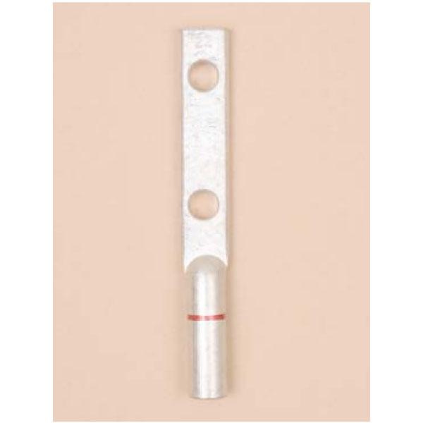 TC2-100 圧縮形銅管端子(JCAA D-003) 2つ穴 100SQ用