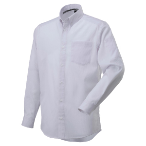 布帛ワークシャツ(長袖) ホワイト XS
