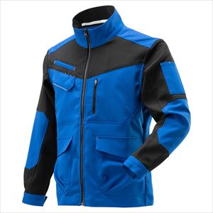 ワークジャケット 通年 F2JE1194 ブルー×ブラック S