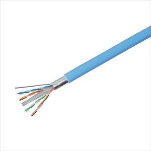 Cat.6A F/UTP 26AWG-4P SD10G-S(SB) 水 シールド付 300m巻