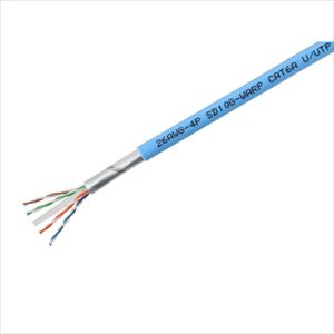 Cat.6A U/UTP 26AWG-4P SD10G-WARP(BK) 黒 300m巻