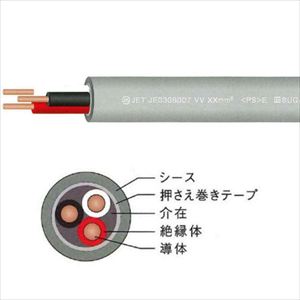 VVR 3C X 1.6mm 灰 100m巻