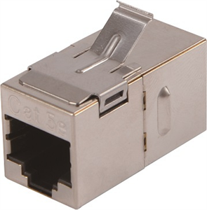 RJ45シールドカプラ Cat.5e
