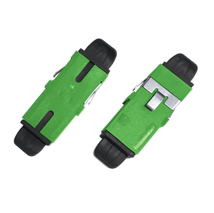 SCシンプレックスアダプタ フランジなし 特殊バネ 緑