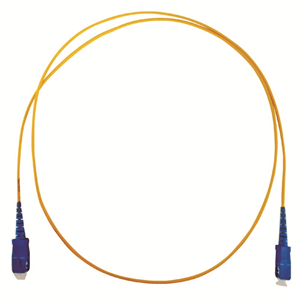 両端SCコネクタ付シンプレックスパッチコード SM9/125 黄 L=2m