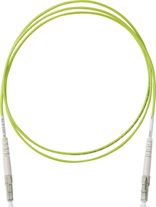 両端LCコネクタ付シンプレックスパッチコード OM2 若草 L=3m
