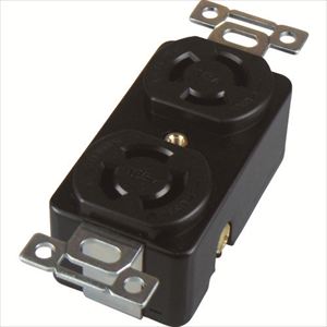 アメリカン電機　引掛形　複式埋込コンセント　接地２Ｐ１５Ａ１２５Ｖ TRUSCO