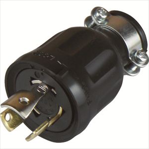 アメリカン電機　引掛形　ゴムプラグ　接地２Ｐ１５Ａ１２５Ｖ TRUSCO