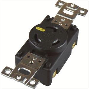 アメリカン電機　引掛形　埋込コンセント　接地２Ｐ２０Ａ１２５Ｖ TRUSCO
