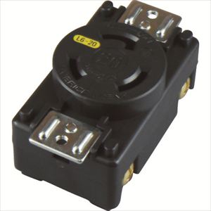 アメリカン電機　引掛形　パネル用コンセント　接地２Ｐ２０Ａ２５０Ｖ TRUSCO