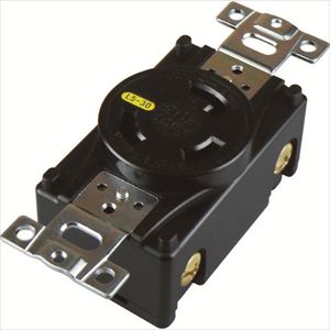 アメリカン電機　引掛形　埋込コンセント　接地２Ｐ３０Ａ１２５Ｖ TRUSCO