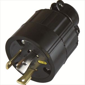 アメリカン電機　引掛形　ゴムプラグ　接地２Ｐ３０Ａ１２５Ｖ TRUSCO