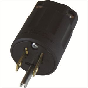 アメリカン電機　平刃形　ナイロンプラグ　接地２Ｐ１５Ａ１２５Ｖ TRUSCO