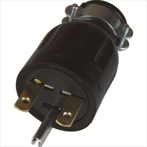 アメリカン電機　平刃形　ゴムプラグ　接地２Ｐ１５Ａ２５０Ｖ TRUSCO