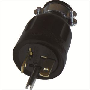 アメリカン電機　平刃形　ゴムプラグ　接地２Ｐ２０Ａ１２５Ｖ TRUSCO