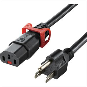 ＳＡＮＷＡ　抜け防止ロック式電源コード　ロックプラス（２ｍ） TRUSCO