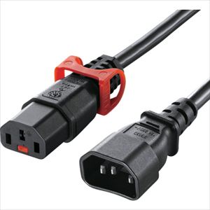 ＳＡＮＷＡ　抜け防止ロック式電源コード　ロックプラス（２ｍ） TRUSCO