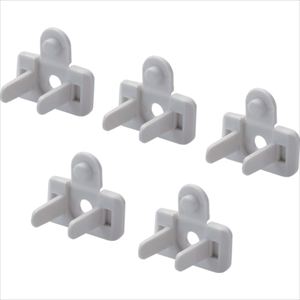 ＥＬＥＣＯＭ　タップ用コンセントキャップ　５個入り　ホワイト TRUSCO