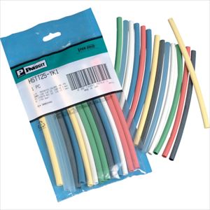 ＰＡＮＤＵＩＴ　熱収縮チューブ　カラーコンビネーションパック　１Ｓ（袋）＝８本入  HSTT75YK1 TRUSCO