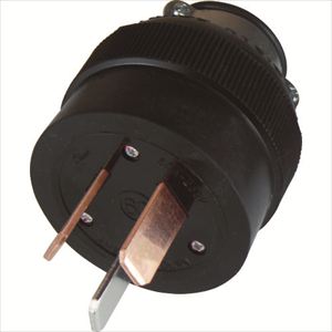 アメリカン電機　平刃形　ゴムプラグ　３Ｐ６０Ａ２５０Ｖ TRUSCO