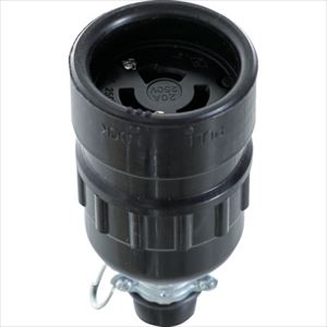 ＴＲＵＳＣＯ　引掛防水コネクターボデー３Ｐ TRUSCO