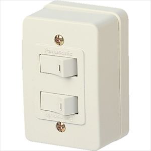 Ｐａｎａｓｏｎｉｃ　２連タンブラスイッチ TRUSCO