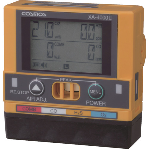 電機マルチ型ガス検知器　XA-4300-2KCS　対象ガス　可燃性ガス（メタン）、酸素、一酸化炭素　TRUSCO