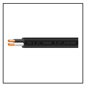 カラーVVF 3C X 2.0mm 黒 100m巻: 電線・ケーブル - 蛙屋