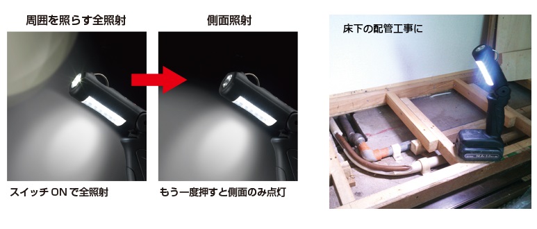 EZ37C2 工事用充電LEDライト｜Panasonic｜電動工具｜蛙屋